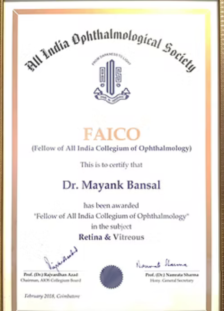 Dr. Mayank Bansal