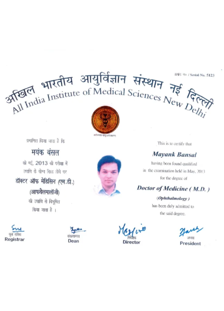 Dr. Mayank Bansal