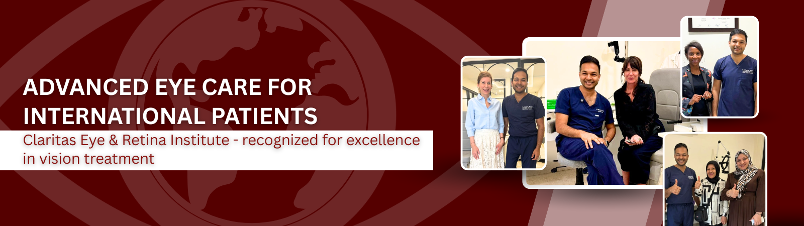 International Patient page banner